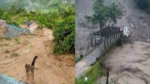 रुद्रप्रयाग में अतिवृष्टि: भूस्खलन से छेनागाड़ तबाह, 15 दुकानें व घर जमीदोंज, आठ लोग नदी में बहे, महिला की मौत