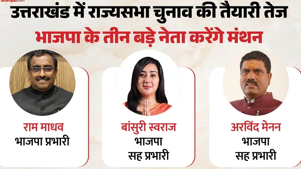 उत्तराखंड भाजपा में नई टीम की पहली परीक्षा, देहरादून में कल होगा बड़ा मंथन।