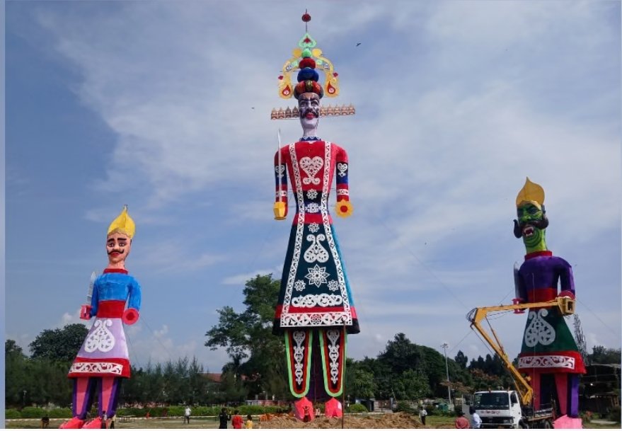 देहरादून में आज गूंजेगा जय श्रीराम का जयघोष, 181 फीट के रावण दहन के साथ धर्म और सत्य का संदेश देगा दशहरा।