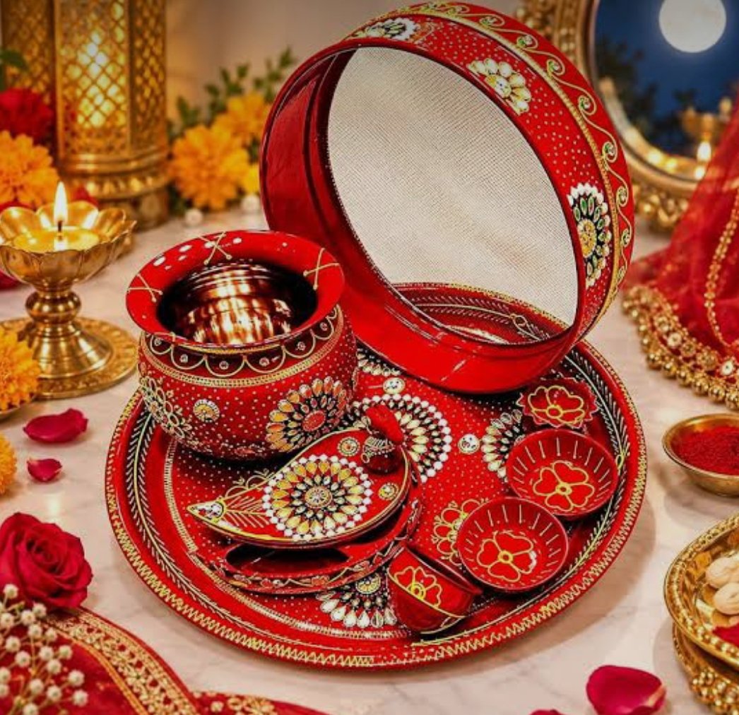 करवा चौथ पर सुहागिनों की अटूट आस्था, चंद्र दर्शन के साथ मांगी जाएगी पति की दीर्घायु और परिवार की खुशहाली।
