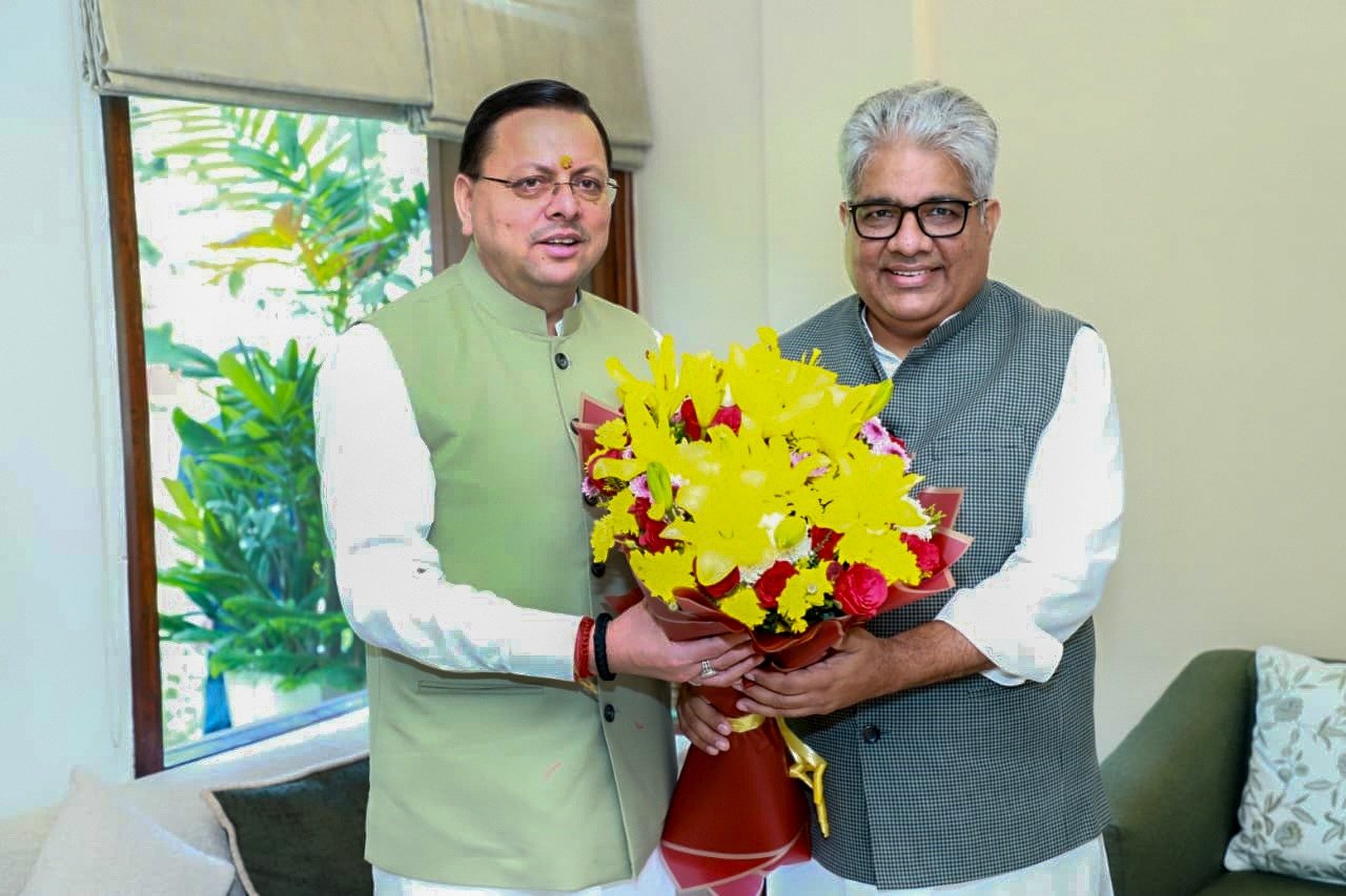 विद्युत परियोजनाओं के विकास के लिए मुख्यमंत्री ने की भूपेंद्र यादव से भेंट!