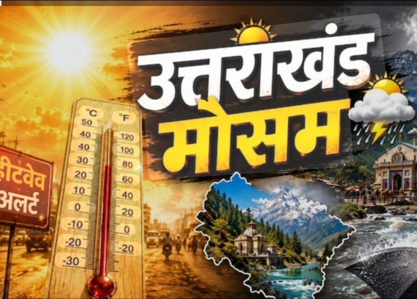 उत्तराखंड में फिर बढ़ा गर्मी का प्रकोप, पहाड़ों में हल्की बारिश की संभावना, मैदानी इलाकों में तपिश बरकरार,