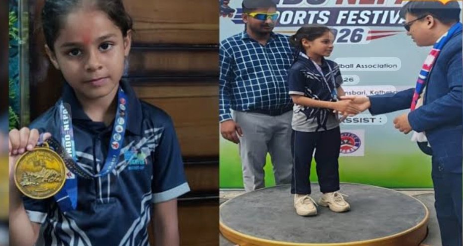 7 साल की अनुशी ने स्केटिंग ट्रैक पर रचा नया कीर्तिमान, नेपाल में गोल्ड जीतकर बढ़ाया देश का मान,