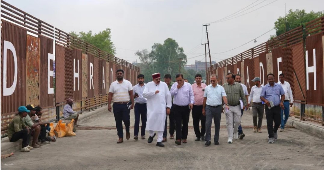 10 दिन में आमजन के लिए खुलेगा नंदा की चौकी पुल, मंत्री सतपाल महाराज ने निर्माण कार्य का लिया जायजा,